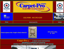 Tablet Screenshot of carpetproofomaha.com